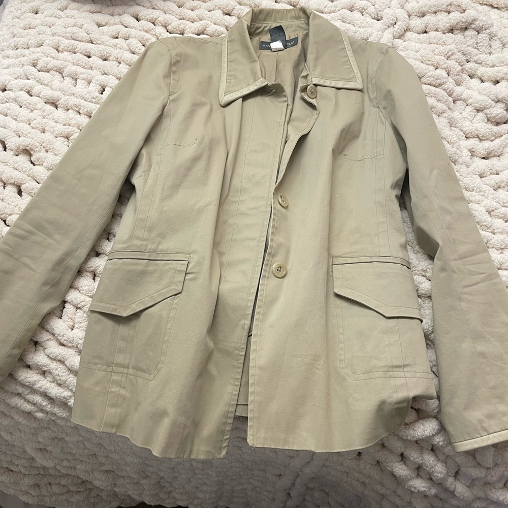 Banana republic tan jacket size medium